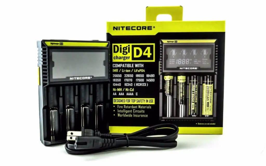 Kit carregador Nitecore D4