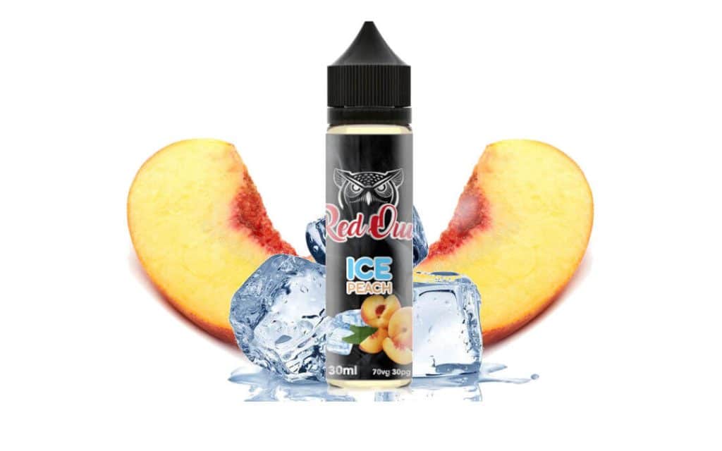 Juice Ice peach - Pêssego e gelo ao fundo